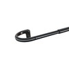 Rolando 5/8" Room Darkening Rod Set 86-128" Black Oil