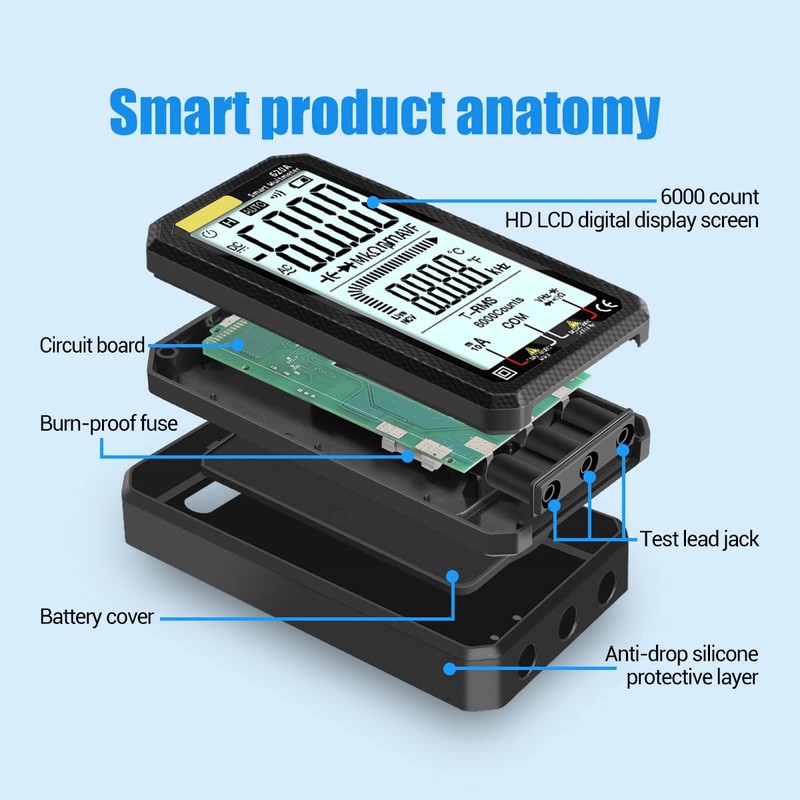 Fasizi 4.7-inch Large LCD Screen Automatic + Manual Intelligent True