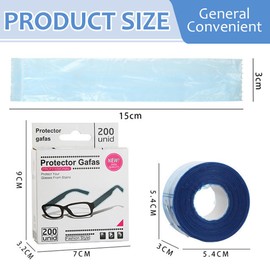 Disposable Glasses Temple Protector Protective Cover Blue Glasses Temple Cover Glasses Temple Blue Purple Glasses Temple Cover Glasses Temple Glasses Protection for Arms