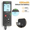 Bilateral Laser Measurement Tool, Bauihr 393ft/120M Rechargeable Aluminum Dual Laser