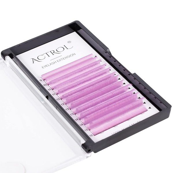 Cdolored Eyelash Extensions Easy Fan Purple 9-16mm Mixed D Curl