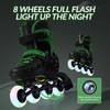 SUPER YOUNGSTER Adjustable Inline Skates for Boys Girls Ages 4-12