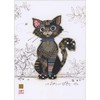 Bug Art Kooks Blank Greetings Card- Kasper Kitten - Embossed