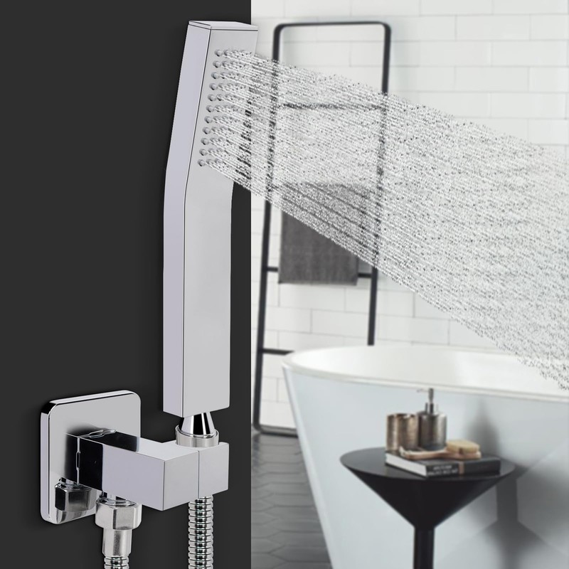 NearMoon Brass Hand Held Shower Head, Luxury High Pressure Shower