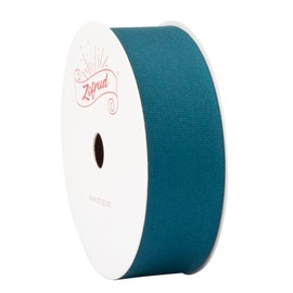 Zofrud Teal Cotton Ribbon - 1 Inch x 10 Yards - Ideal for Gift Wrapping, Crafts and Sewing - (#347)