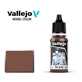 Vallejo New Model Color Mahogany Brown 70846 (154) Acrylic Paint 18ml Painting / 바예호 뉴모델컬러 Mahogany Brown 70846 (154) 아크릴도료 18ml 도색