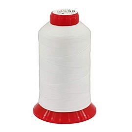 fuwi Denim Thread Sewing Thread Saddle Yarn Leather Thread Quilted Thread Button Thickness 30 875 m (White)