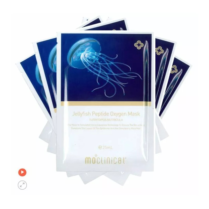 moclinical Jellyfish Peptide Oxygen Mask (5 Pcs) exp 01/29