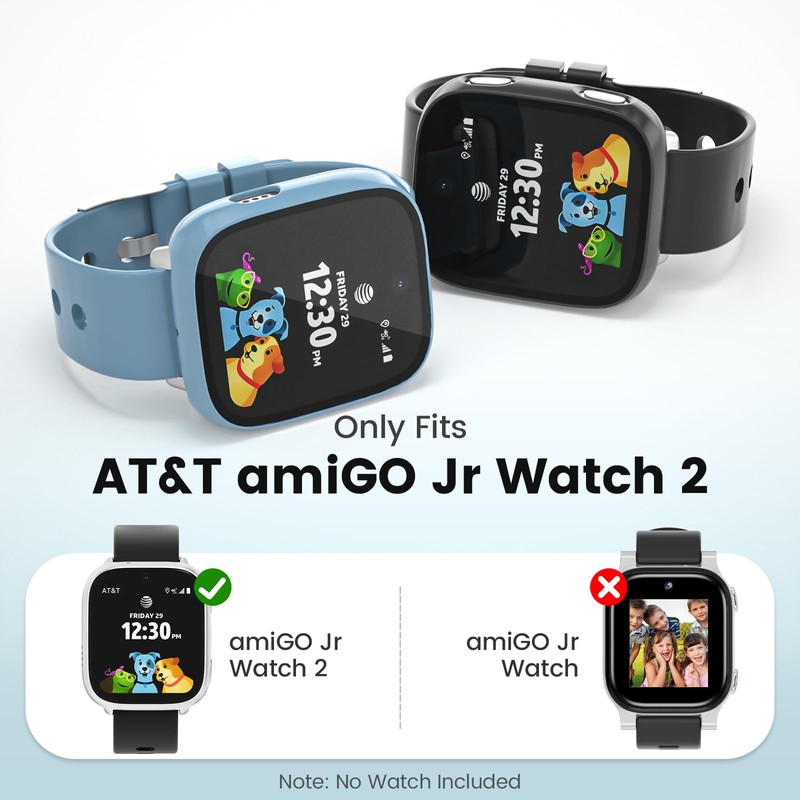 sylacor Compatible with AT&T amiGO Jr Watch 2 Screen Protector