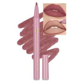 Jutqut Waterproof Lip Liner, Lipstick Long Lasting, Waterproof Smudge-proof Lip Liner, Matte Liquid Lip Liner Pencil, High Pigmented Makeup Lip Pencil, Smooth Lip Liner, Natural Lipstick