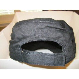 dccaps rhinestone pink flue de lis heart bling Baseball cap hat black bdu