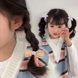 BIANHUAN Hair Ties for Children, Ribbon Hair Accessories, Kids Hair Ties, Baby Hair Ties, Children Hair Ornaments, Stylish Hair Decorations, 20-Piece Set, Colorful, for School Entrance, Celebration