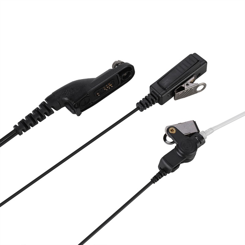 Air Tube Earpiece Headset Mic For CB Ham Radio MTP850S