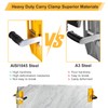 Double Handed Stone Carrying Clamps,Panel Carriers Lifting Tools,660 LBS Heavy