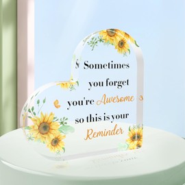 Friendship Gifts for Women,Christmas Gifts for Women,Birthday Gifts for Women,Inspirational Gifts for Women,Funny Secret Santa Gifts for Women,Gifts Under 5 Pounds,Best Friend Gift,Acrylic Plaque