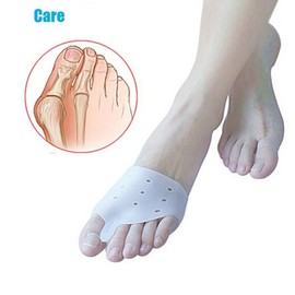 Foot Cushions & Bunion Pad - 2 Pieces - Foot Pads to Help Relieve Hallux Valgus, Bunion, and Forefoot Pain - Get Back to Your Active Lifestyle (White, One size)