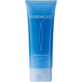  Pure Moist Washing Foam, 3.2 oz (90 g), Fragrance Free, No Additives, Sonoko Facial Cleanser, Skin Care, Pores, Dark Heads, Dry Skin/Sensitive Skin, Highly Moisturizing, Creamy