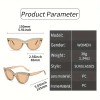 Fashionable Cat Eye Glasses for Women Adorned with Rhinestones, Featuring