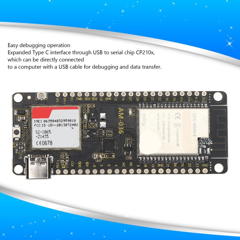 SIM Card Development Board, For ESP32 Wireless Module, Wireless WiFi