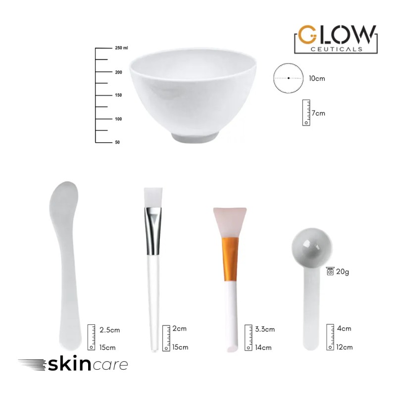 Kit Bowl Preparación Mascarillas Faciales