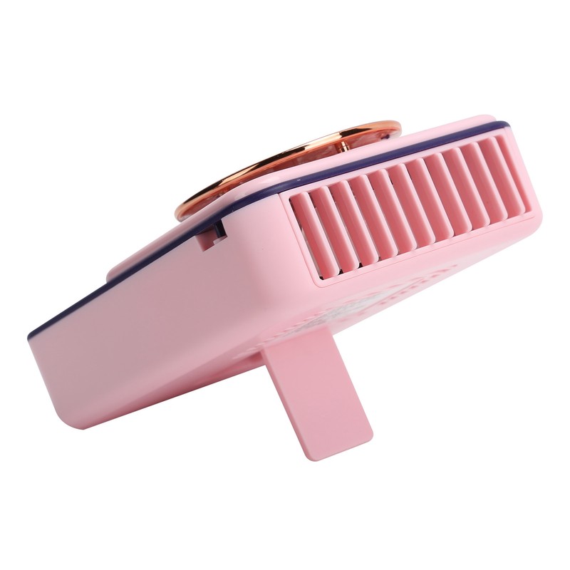 3‑Gear Adjustable Electric Fan Portable Handheld Hanging Neck Fan USB