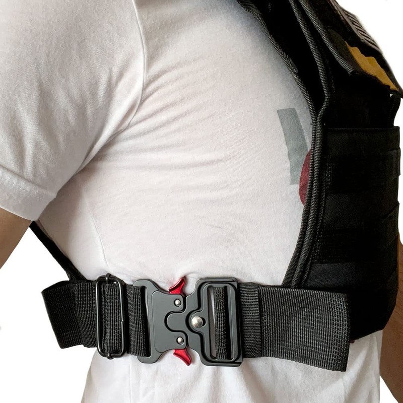 HD Vest Metal Buckles | Adjustable Weighted Vest | Heavy