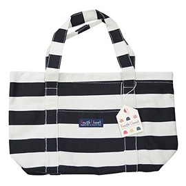 Twin Tote Bag, Border Pattern, Mini Tote with Zipper, Border Yellow GE0841 2C