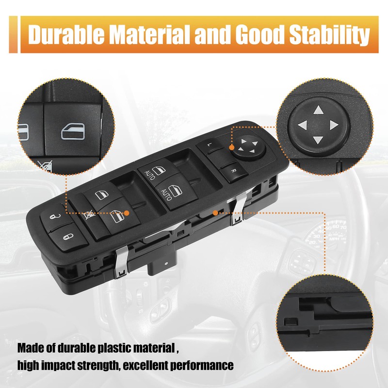 X AUTOHAUX Power Window Switch Window Lifter Switch for Ram