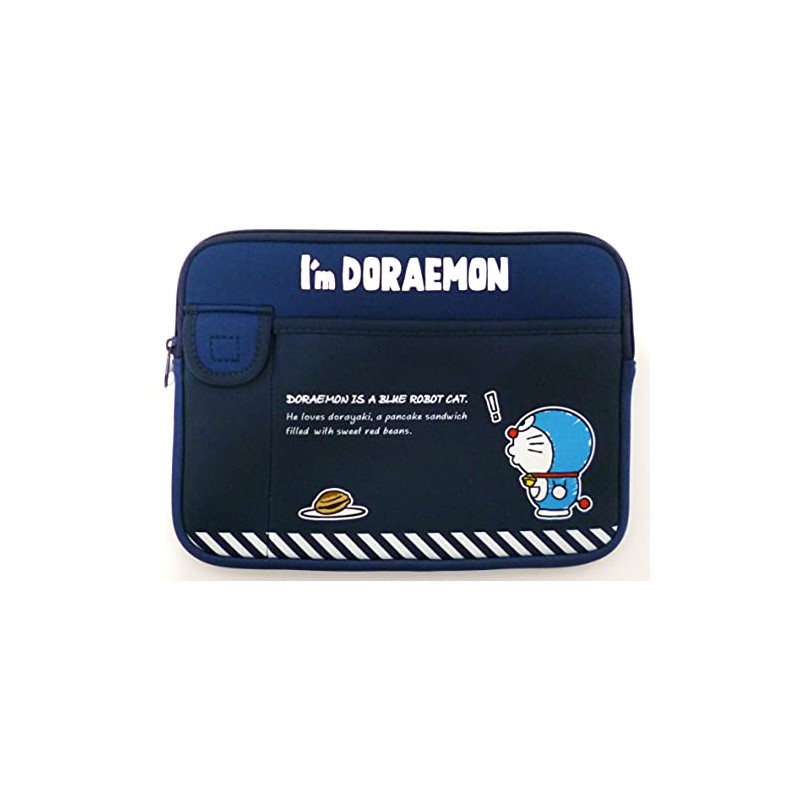 K Company CTK1-IDR-NV Tablet Case, Im Doraemon, Navy, Multi Case