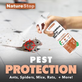 NatureStop Cinnamon Oil for Pest Control, Natural Essential Oil Spray for Insects & Household Pests, 16 oz (475mL)