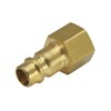 Coupling Plug NW5 with Internal Thread M 8, Material: Brass