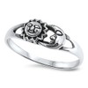 Sun Moon Universe Space Fashion Ring New .925 Sterling Silver
