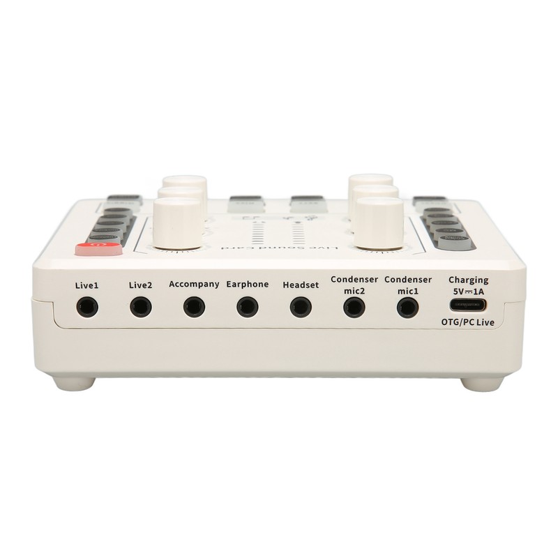Live Sound Card Multiple Sound Effects Voice Changing Mini Sound