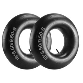 AZIEMARS 2 Pack 18x8.50-8/18x9.50-8 Inner Tube, with TR-13 Valve Stem - 18x8.50/9.50-8 Replacement Inner Tube For Golf Cart,Tractor,Lawn Mower,Hand Trucks, Wheelbarrows