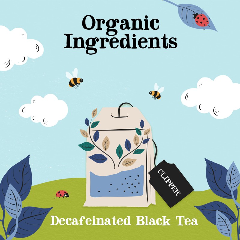 Clipper Organic Decaffeinated Tea Bags (40) - Pack of 2