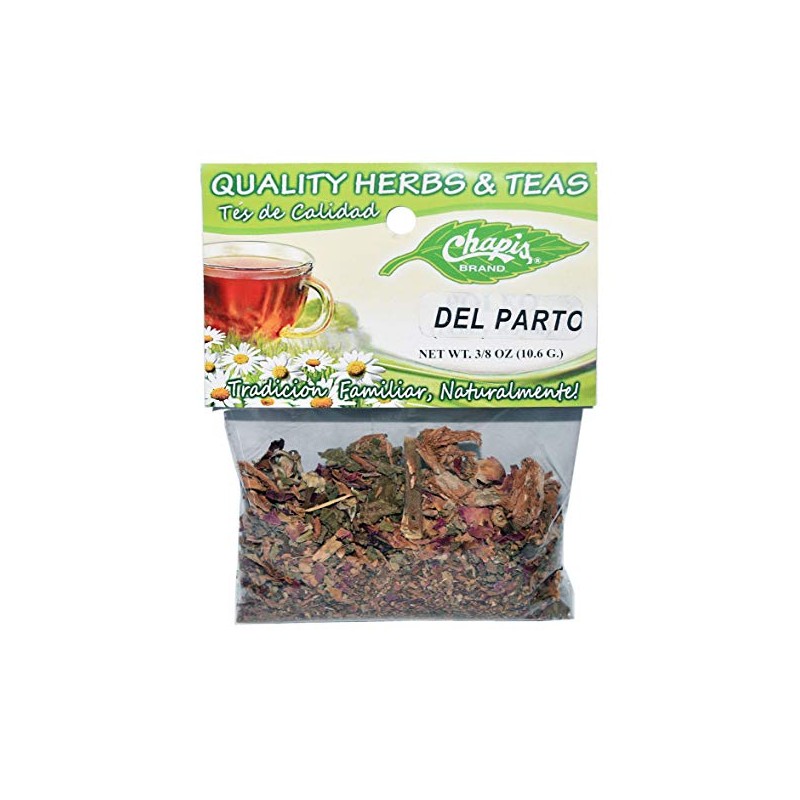 12 PIECES CHAPIS DEL PARTO NATURAL HERBS HIERBAS Net Wt.
