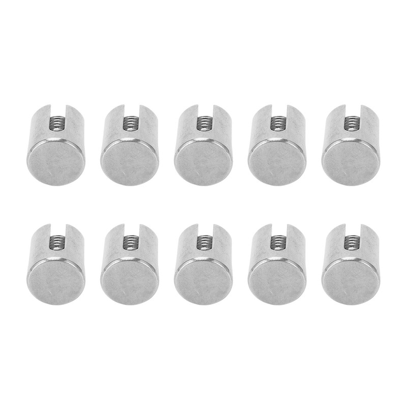 10Pcs Cross Cable Clamps 316 Stainless Steel Railing Wire Rope