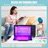 FAST MELT UV Resin Curing Box, 395nm UV Curing Light