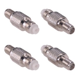 RFaha 4pcs SMA Female to FME Female RF Coaxial Coax Adapter SMA to FME Connector(F147-4)