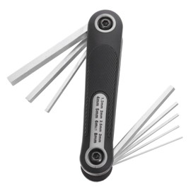 Tofficu Folding Wrench Set 8pc Key Set Ratchet Screwdriver Toolkit Compact for Car and Bike Repair