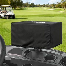 AZZOIA Golf Cart Touchscreen Protector Cover, Oxford Waterproof Cover with Adjustable Drawstring, Dustproof and UV-Resistant, Compatible with Evolution and Denago Series Golf Carts