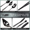 Recsrdce Professional Stainless Steel Culinary Plating Set,9 Piece Culinary Plating