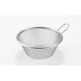 Yoshikawa 2609377 Stainless Steel Hand Strainer, 5.1 inches (13 cm), Deep Colander, Made in Japan, Tsubame Sanjo and