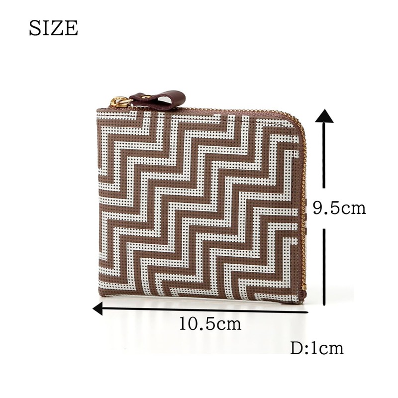 Indenya ChEVRON Chevron Traditional Crafts, Koshu Inden, Deerskin Lacquer, Original