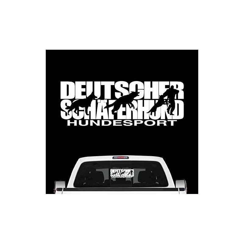 siviwonder German Shepherd Dog Sport Car Sticker Dog Foil Shepherd