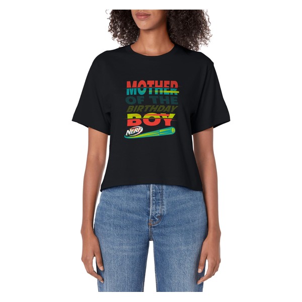 Nerf Mother Of The Birthday Boy Flying Dart Portrait Women's