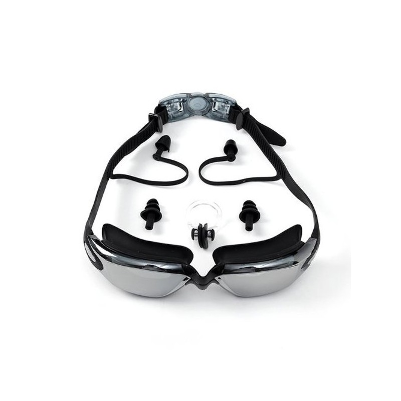 Wavewish Clean View Goggles with Integrated Earplugs (Black) / 웨이브위시