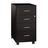 Hirsh Industries Space Solutions 18" Deep 4 Drawer Metal Mobile