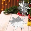 TAORAYO Christmas Ornament, Snow Garland, 9 Pieces, 3D Snowflakes, 1