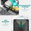 MERRYBOX Dish Drying Rack Large Capacity 2 Tier Dish Drying